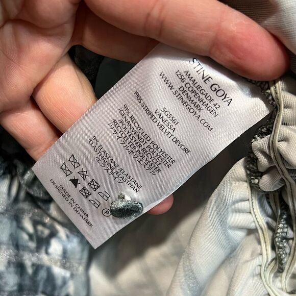 STINE GOYA VANESSA BLOUS METALIZED PEONIES Size S - Picture 12 of 15